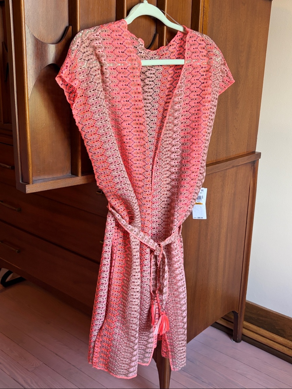 BECCA By Rebecca Virtue Kimono small world swim cover-up.